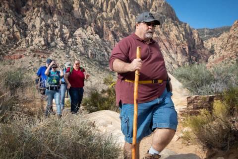 (Amaya Edwards/Las Vegas Review-Journal) Richard Cumelis, founder of the Las Vegas Overweight H ...