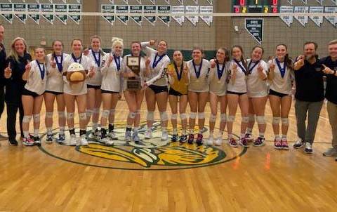 (Photo courtesy Amy Wagner) Members of Boulder City High School’s girls varsity volleyball te ...