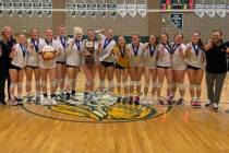 (Photo courtesy Amy Wagner) Members of Boulder City High School’s girls varsity volleyball te ...