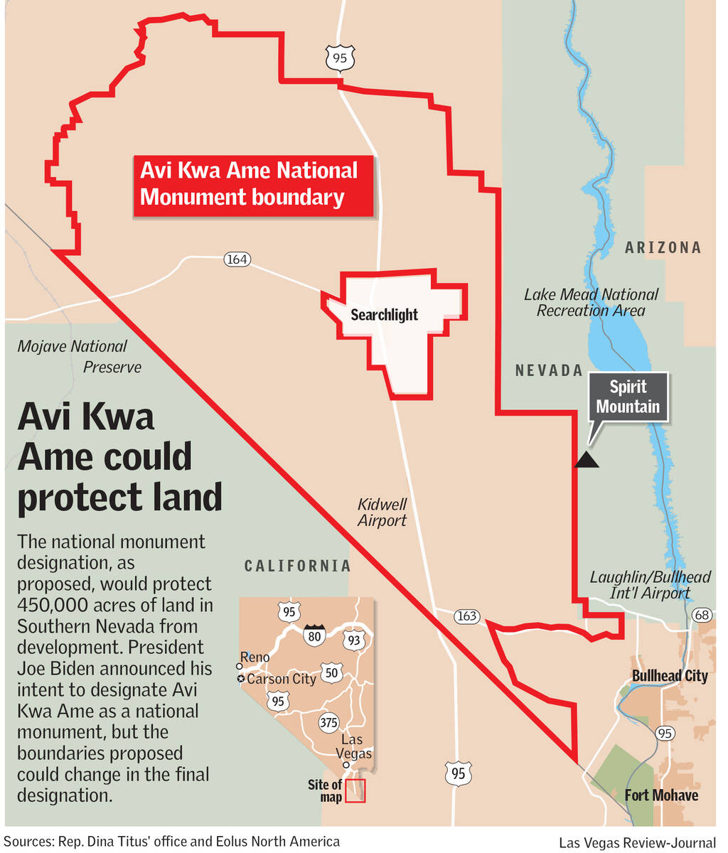 Avi Kwa Ame recognized; Biden calls for national monument designation ...