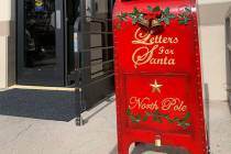 (Hali Bernstein Saylor/Boulder City Review) Santa Claus is getting a bit of local help to get l ...