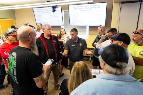 (Chase Stevens/Las Vegas Review-Journal) Justin Pattison, deputy superintendent of Lake Mead N ...
