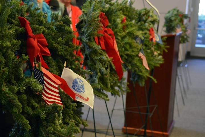 (Boulder City Review file photo) Wreaths to honor the service of our nations veterans will be p ...