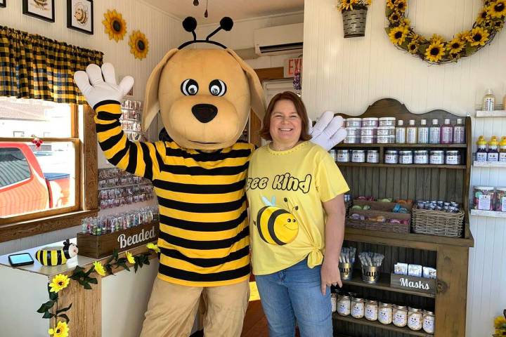 (Hali Bernstein Saylor/Boulder City Review) Becky Misa opened Little Busy Bee Shoppe at 1306 Bo ...