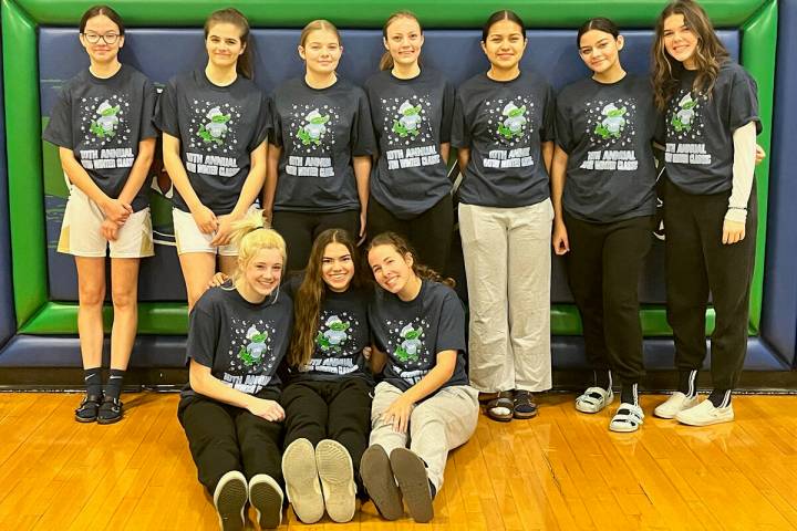 (Photo courtesy Brian Bradshaw) Boulder City High School’s girls basketball program came away ...