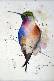 (Photo courtesy Boulder City Art Guild) Watercolors by William Rowe are among the artworks on d ...