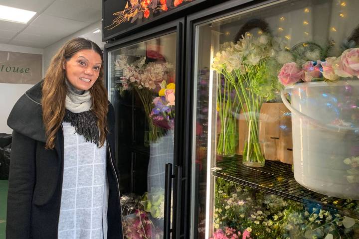 (Hali Bernstein Saylor/Boulder City Review) Autumn McGrath-Shook recently opened Village Floral ...