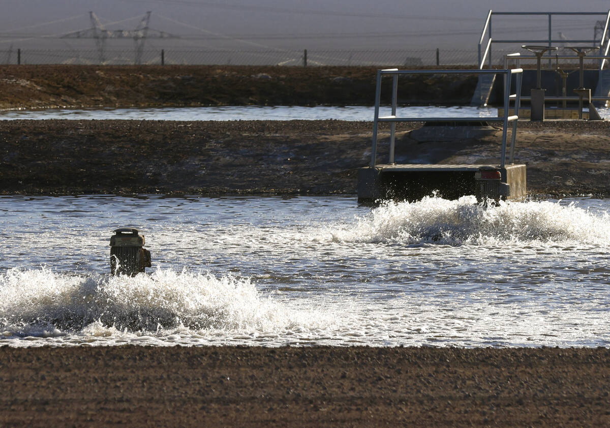 (Las Vegas Review-Journal file photo) Water and wastewater projects have received a significant ...