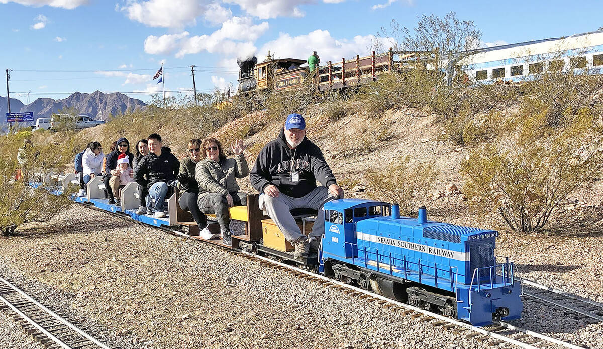 (Photo courtesy Nevada Southern Live Steamers) Take a ride on a scaled model train with member ...