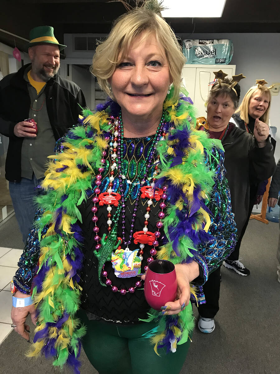 (Boulder City Review file photo) The Best Dam Wine Walk will present a Mardi Gras Crawl from 4- ...
