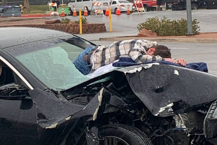 (Photo courtesy of Boulder City High School) Boulder City High School student Ben Scheppmann po ...