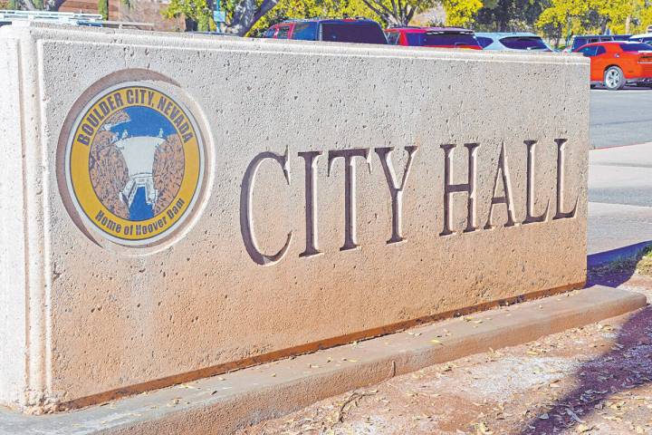 Boulder City City Hall. (Celia Shortt Goodyear/Boulder City Review)
