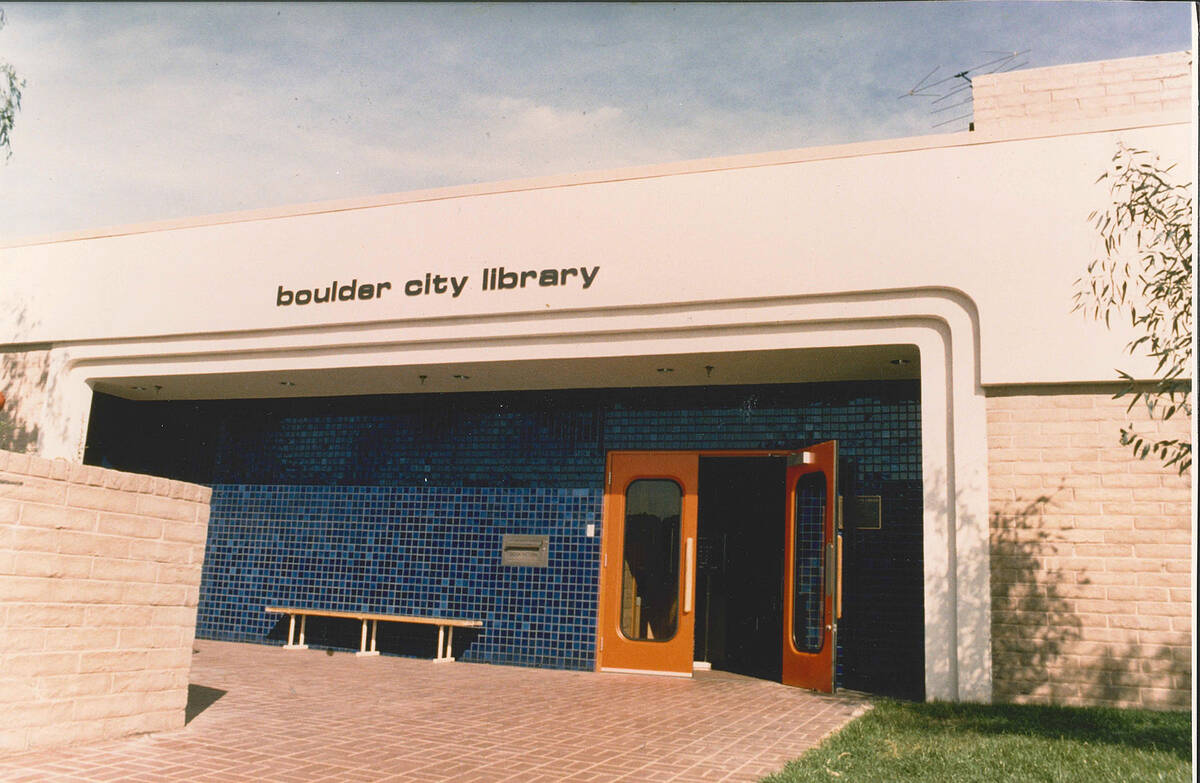 Photo courtesy Boulder City Library The Boulder City Library moved in 1982 to a new location, w ...
