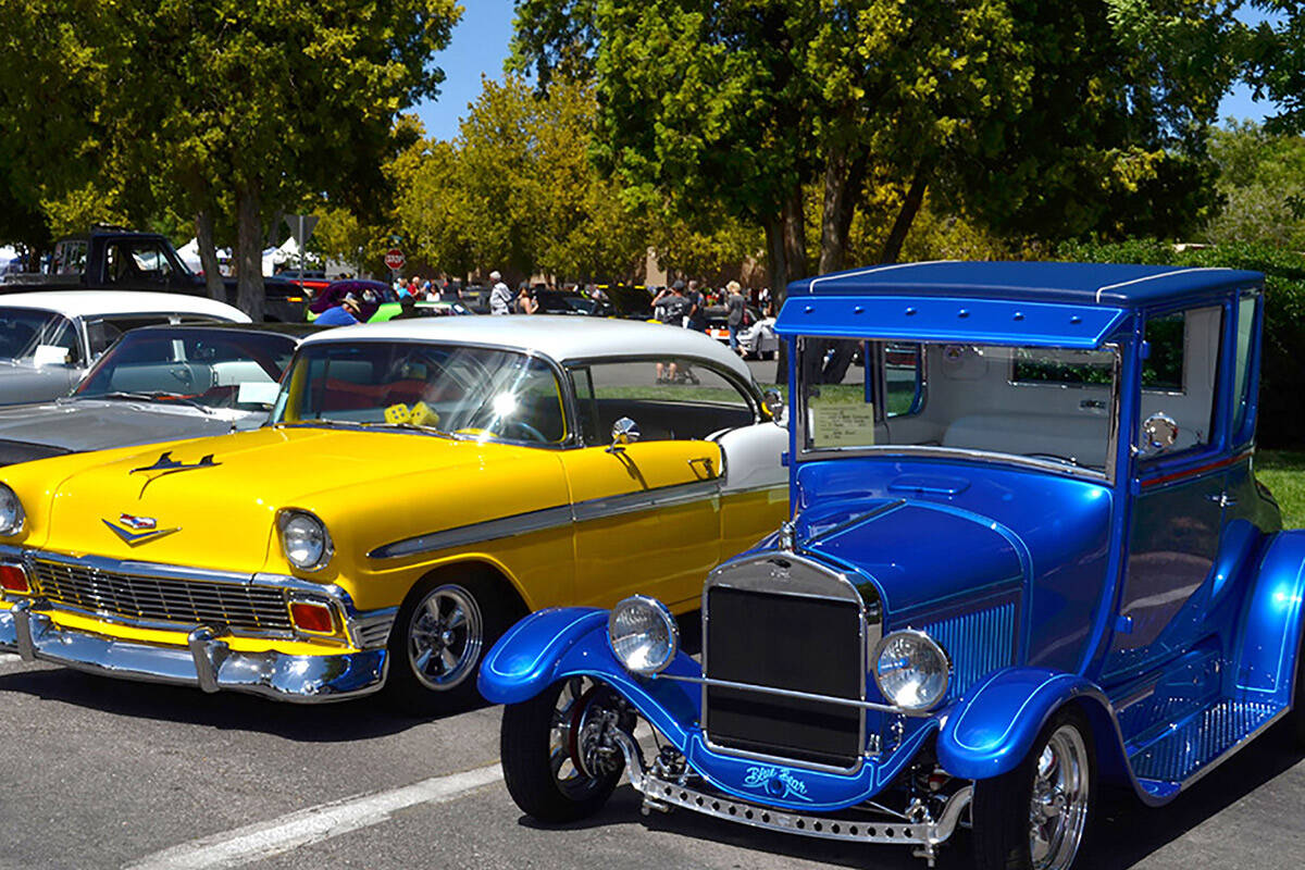 The car show at the annual Spring Jamboree is always a big draw. (Courtesy of Boulder City Cham ...