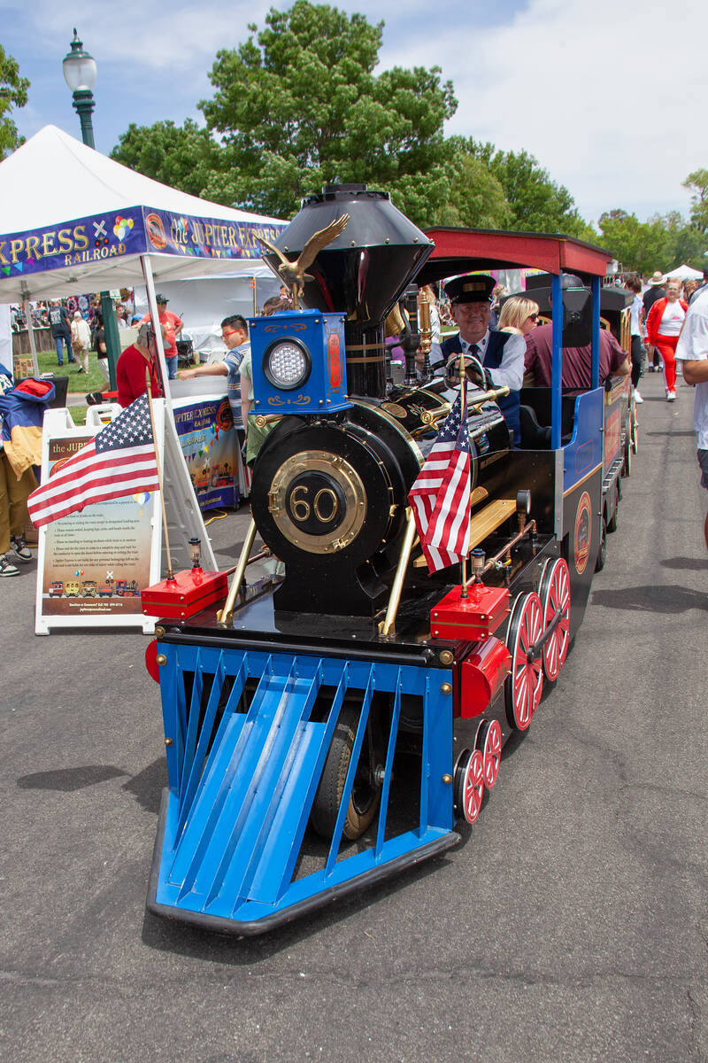 (Linda Evans/Fotodiva Images) The miniature train was a popular feature for both kids and adult ...