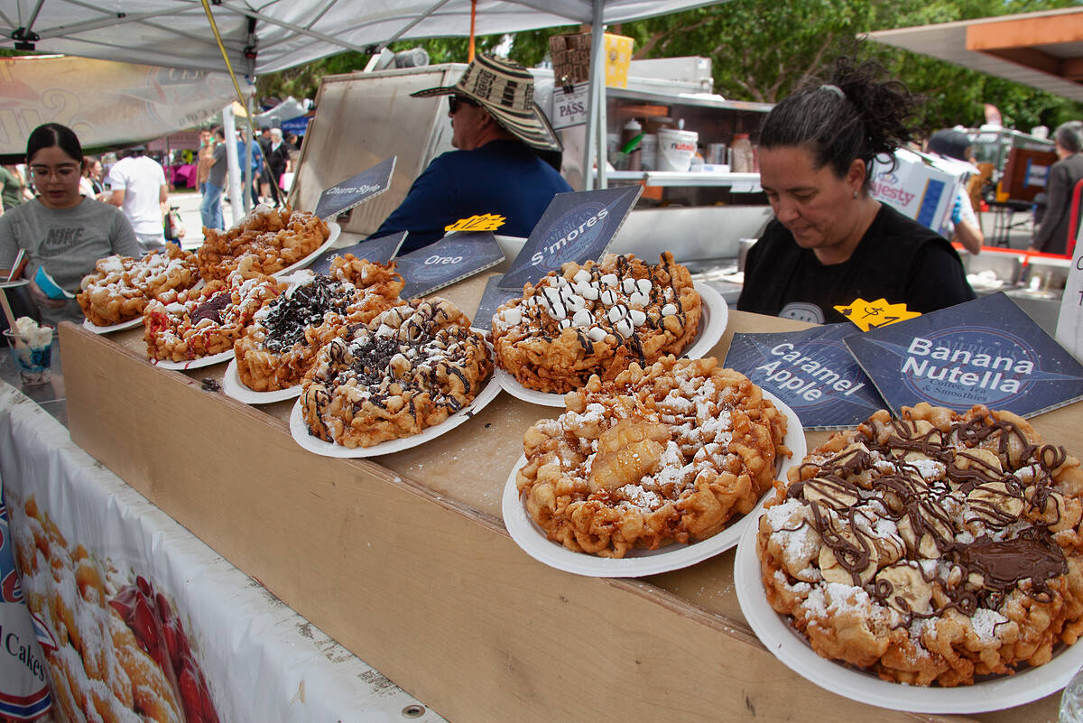 Linda Evans/Fotodiva Images You can never get too much funnel cake. There was a long line for t ...
