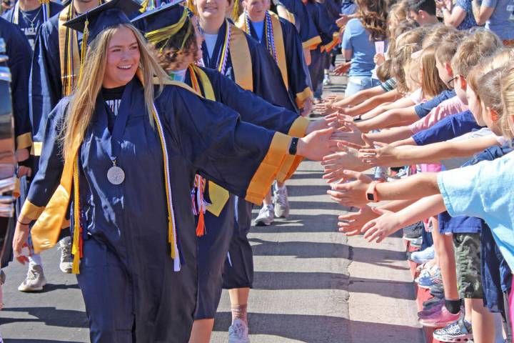 Ron Eland/Boulder City Review Camryn Schaper, Boulder City High School student body president, ...