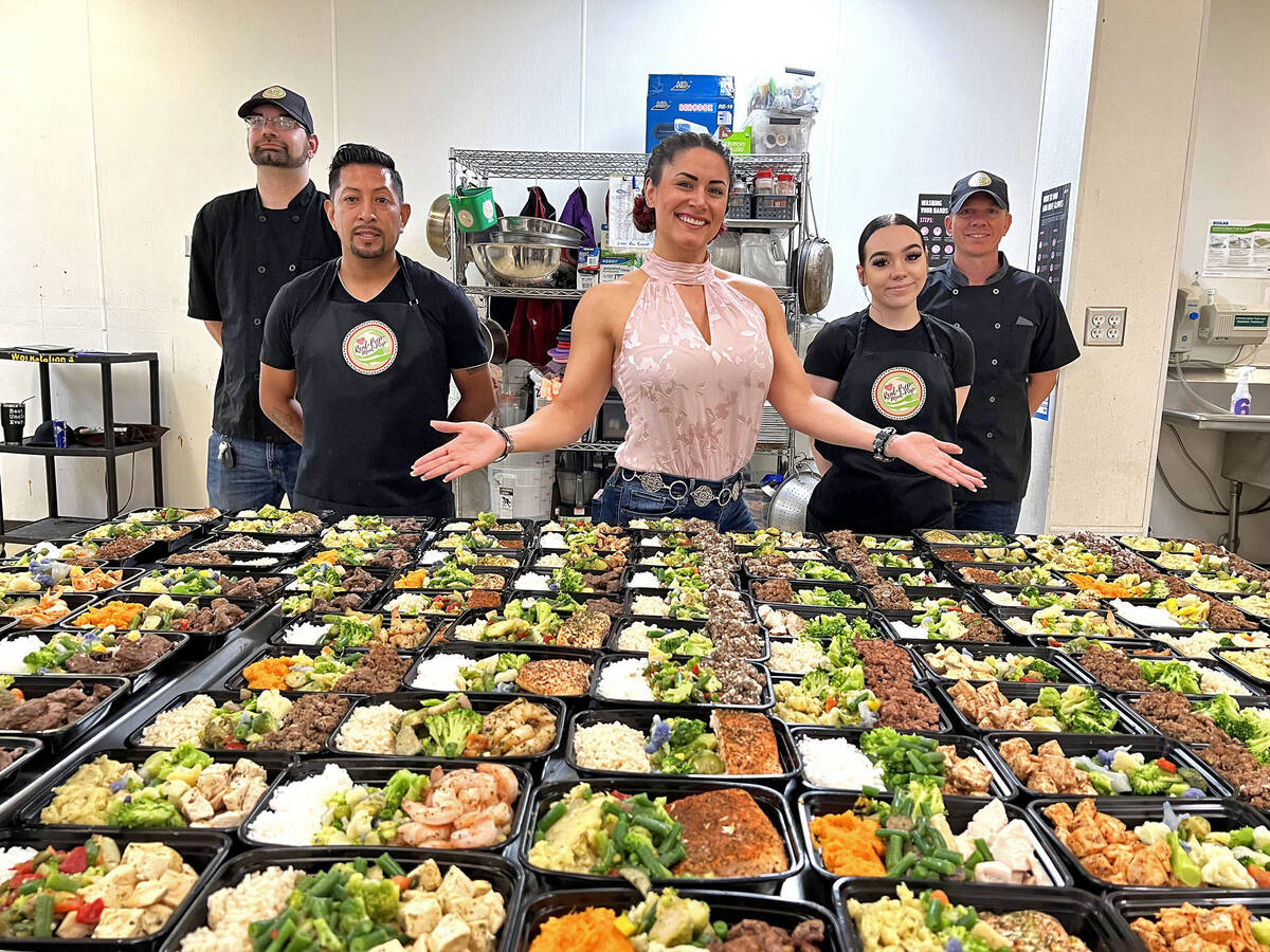 Ron Eland/Boulder City Review Members of the Real Prep Meal Prep team are seen with some of the ...