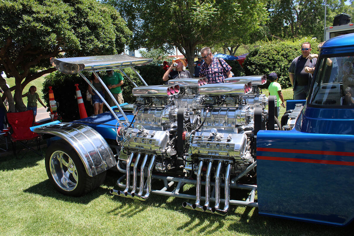 Ron Eland/Boulder City Review One of the entries in the car show that garnered the most attenti ...