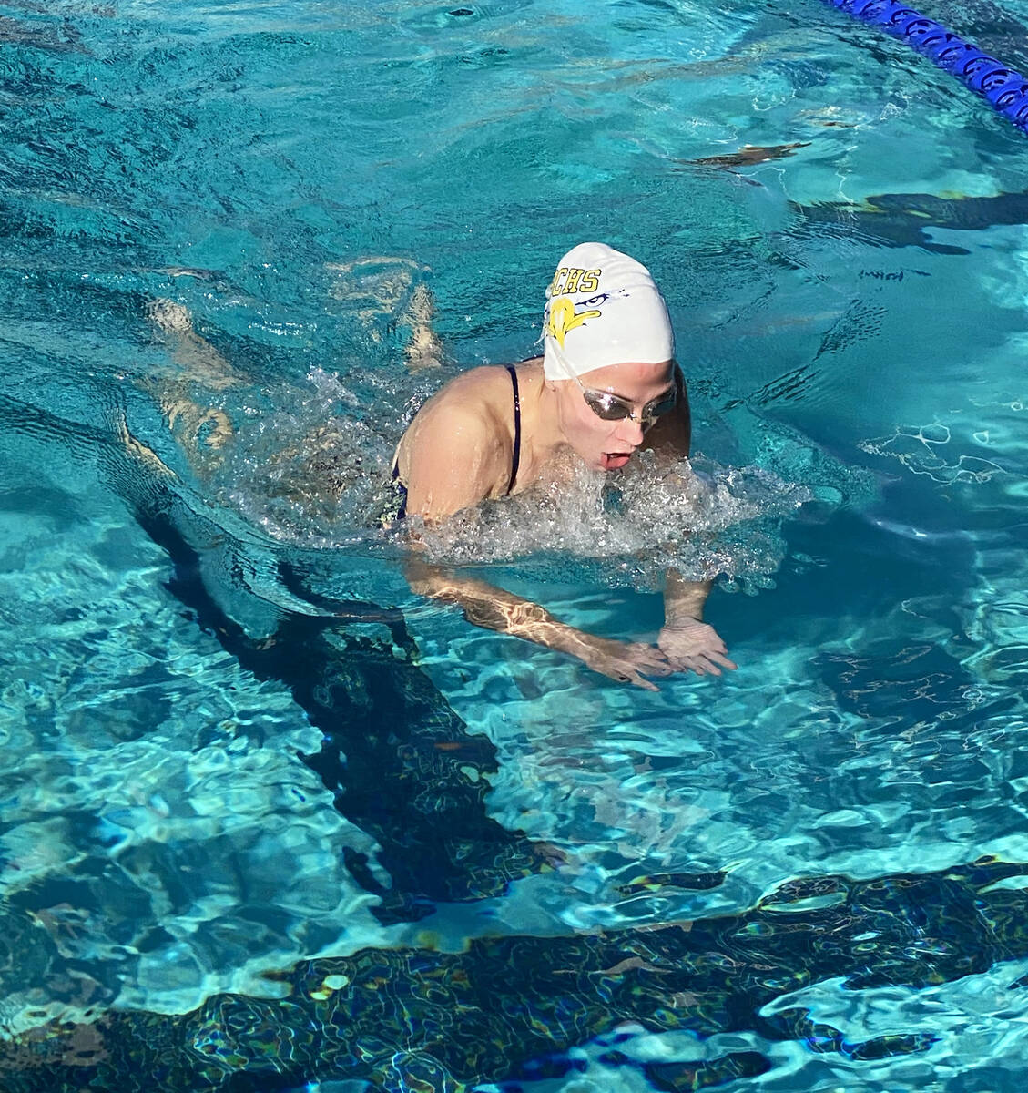 Photo courtesy Brandi McClaren Josie McClaren, who recently graduated, was one of six BCHS swim ...