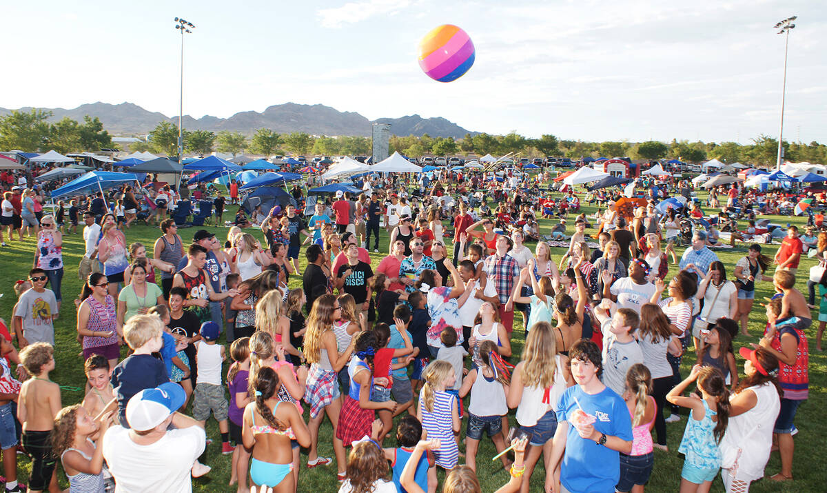 (Photo courtesy Roger Hall) Festivities at Veterans Memorial Park always draws big crowds, whic ...