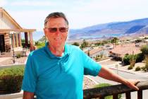 Ron Eland/Boulder City Review John Milburn stands on the balcony of his Boulder City home, whic ...