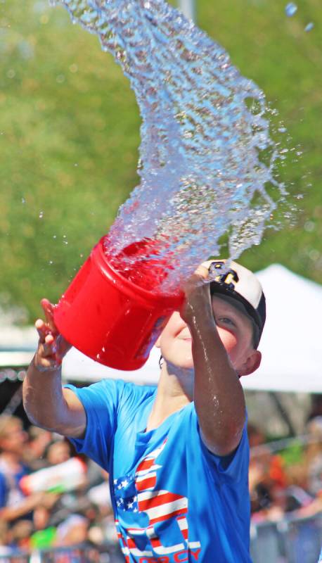 Ron Eland/Boulder City Review In the parade’s water zone, anything and everything was used to ...