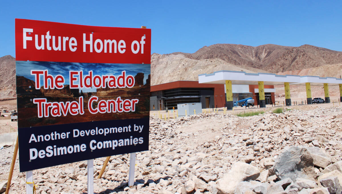 Ron Eland/Boulder City Review The Eldorado Travel Center is expected to open its doors to trave ...