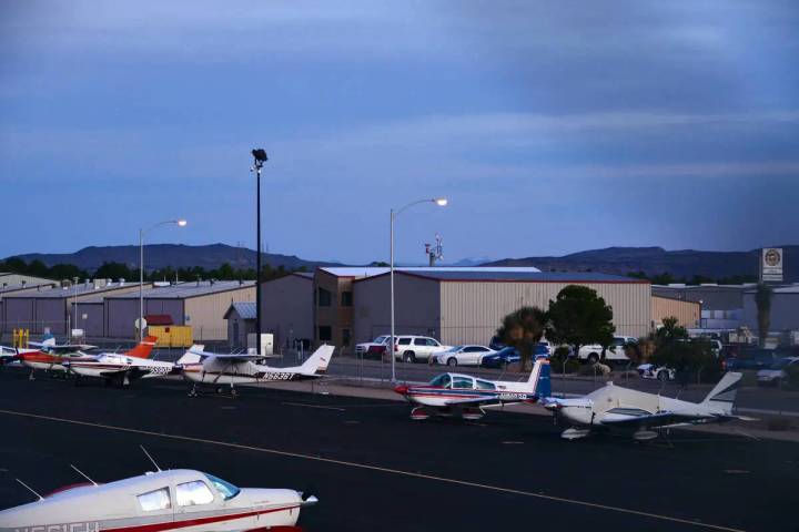 (Boulder City Review) The status of the hangars at the Boulder City Municipal Airport have been ...