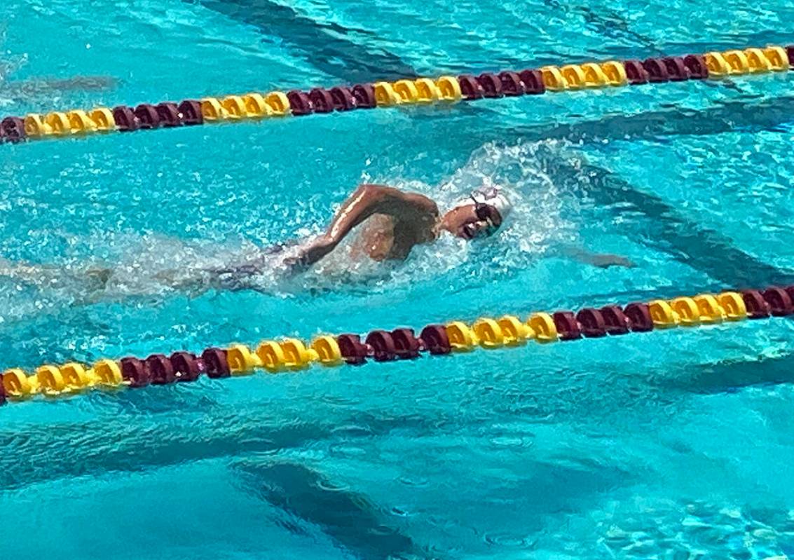 Photos courtesy Brandi McClaren A trio of Boulder City swimmers, who are also siblings, had st ...