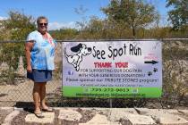 (Bill Evans/Boulder City Review) Sandra Frasar has been at the helm of the See Spot Run dog par ...