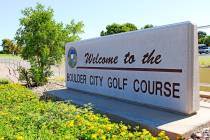 Ron Eland/Boulder City Review A project at the Boulder Creek Municipal Golf Course will see the ...