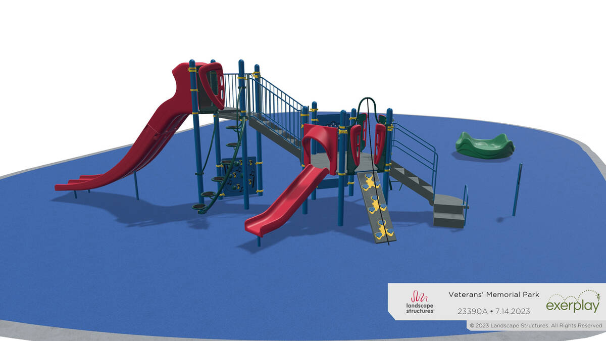 (Image courtesy of Boulder City) In addition to already replaced skate ramps, new playground ge ...