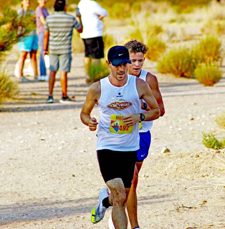 Ron Eland/Boulder City Review J.J. Santana (white tank top) won his sixth straight Legends of C ...