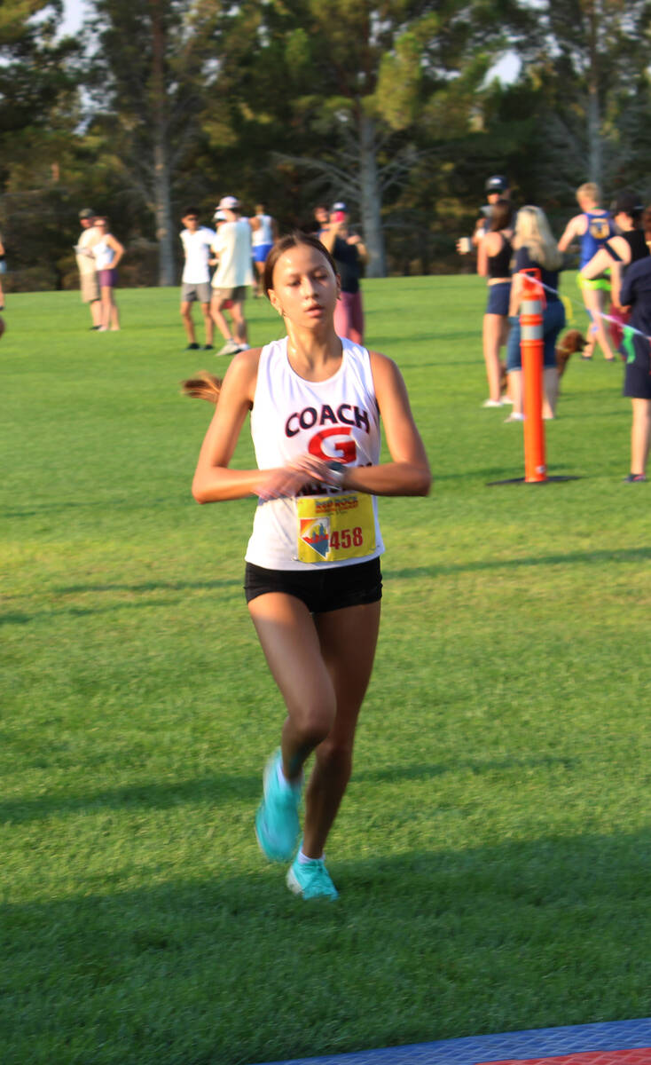 Ron Eland/Boulder City Review Eighteen-year-old Alana Sangprasit was the first female to finish ...