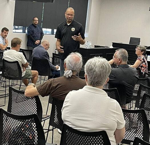 Photo courtesy of Boulder City Nevada Attorney General Aaron Ford met with Boulder City residen ...