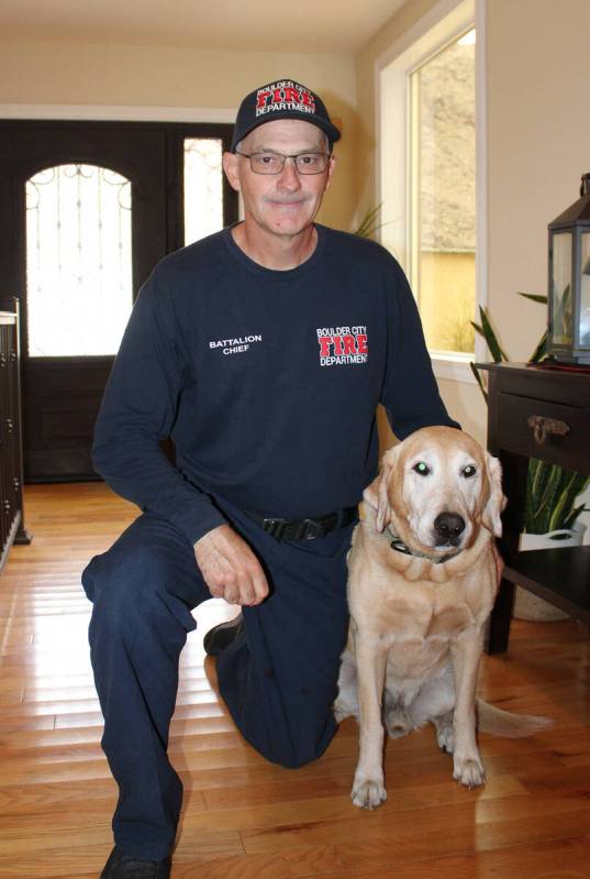 Ron Eland/Boulder City Review Mike Porter, a reserve battalion chief with the Boulder City Fire ...