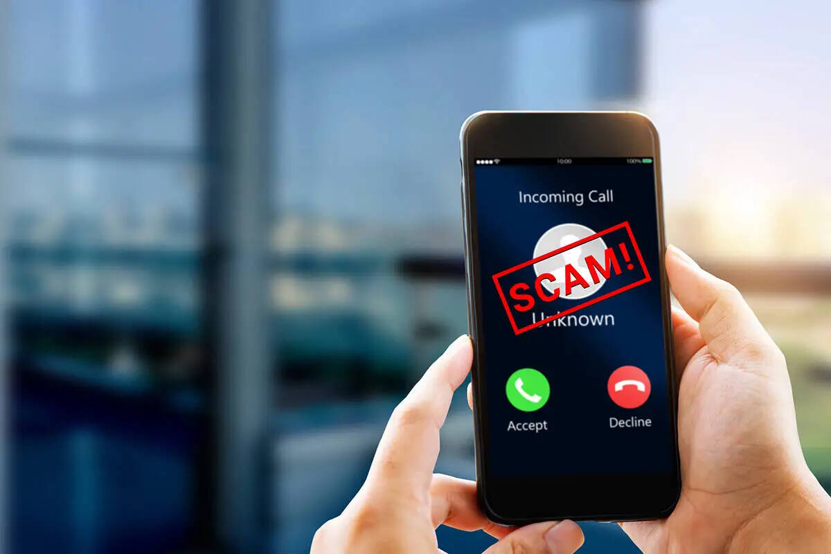 (Getty Images) A Boulder City resident recently lost more than $6,000 through a telephone scam, ...