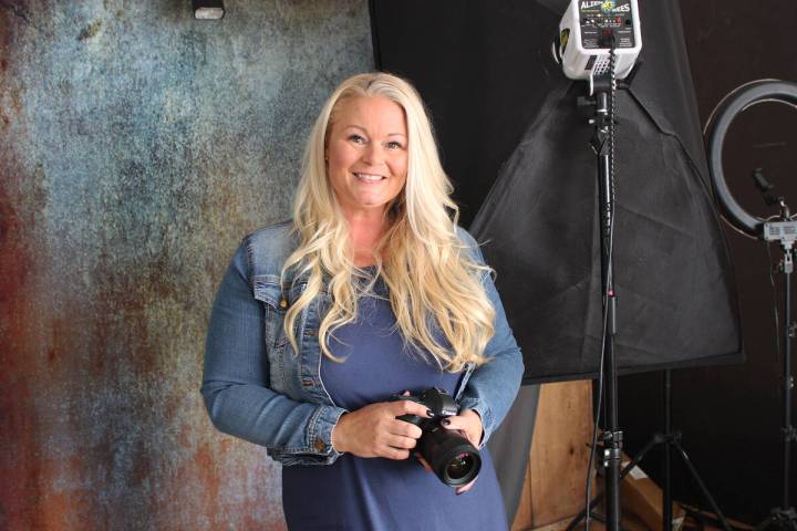 Ron Eland/Boulder City Review Pamela Leon, owner of 28 Sunflowers Photography, has been taking ...