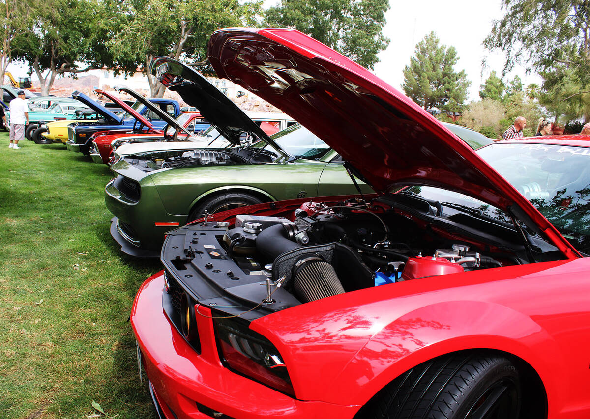 Nearly 300 cars were on display as part of Boulder City Cruisin’ Association’s Wu ...