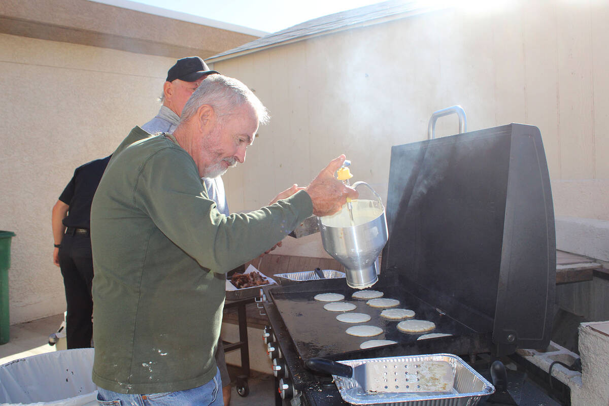 The Boulder City Fire Department’s annual pancake breakfast again drew a big crowd as attende ...