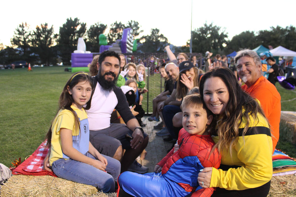 One of the most popular parts of the event was the hay ride, sponsored by Dr. Andy Huxford.