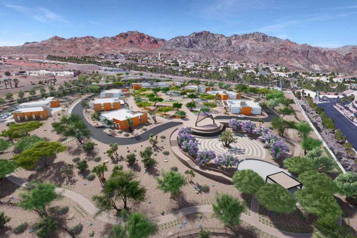 Courtesy St. Jude’s Ranch For Children This artist rendering is an aerial view of what the H ...