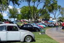 Boulder City Review A line of Volkswagens taken at a show sponsored by the Boulder City Cruisin ...