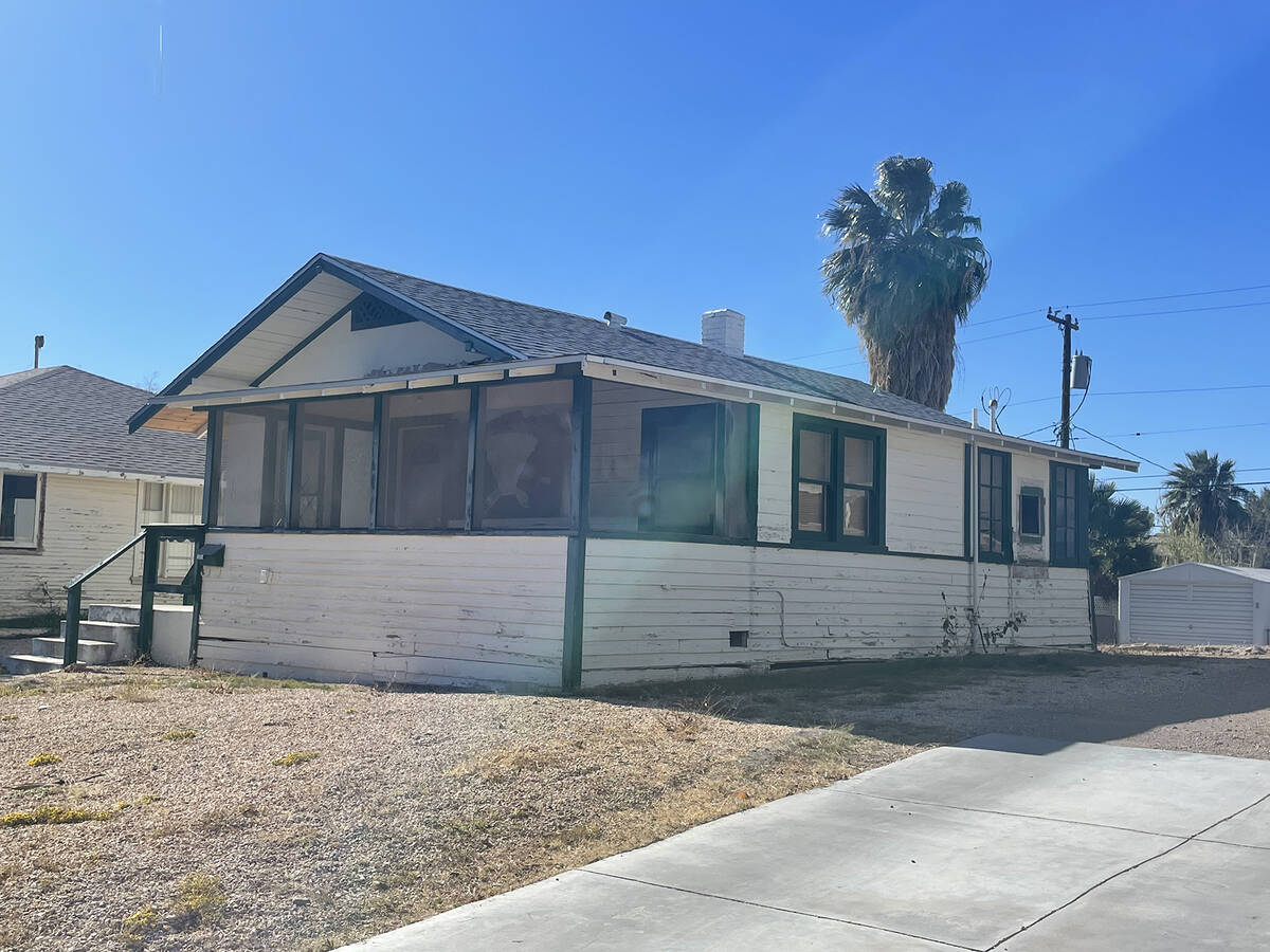 Bill Evans/Boulder City Review This house on Avenue C is slated to be the host location for a w ...