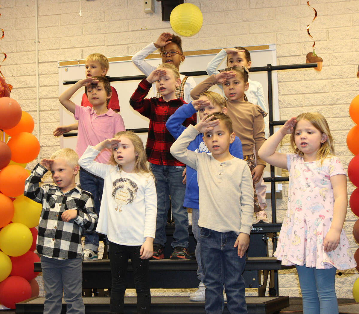 Photos by Ron Eland/Boulder City Review Kindergarten students from Andrew J. Mitchell Elementar ...