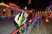 Photos by Ron Eland/Boulder City Review The Christmas House, which is located on Fifth Street i ...