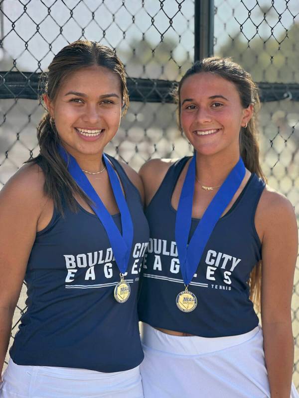 Photo courtesy Rachelle Huxford Senior Julia Carmichael (left) and junior Irene Fresneda-Rodriq ...