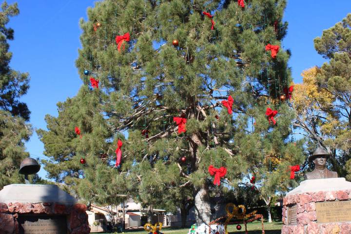 Ron Eland/Boulder City Review The city’s Christmas tree, at Frank T. Crowe Park, has been dee ...