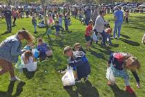 Ron Eland/Boulder City Review Las year's Easter Egg Hunt, seen here, was the first time the cit ...